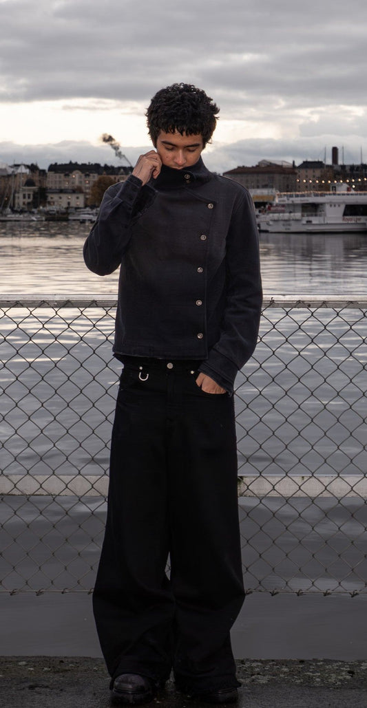 Chic Vintage Denim Fencing Set