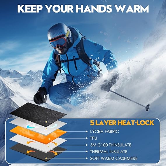 Arctic Grip Winter Gloves