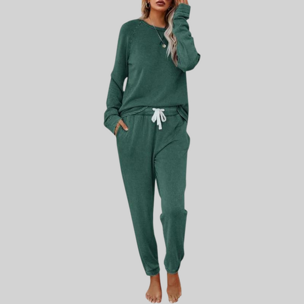 Casual Long Sleeve and Sweatpants Set